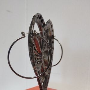 Silver Hoop Earrings